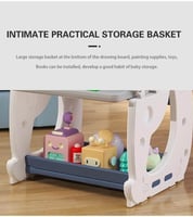 طقم مكتب وكرسي متعدد وسبورة ولويغو متعددة الوظائف