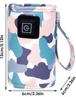 حامي لتدفئة الرضاعة يعمل بUSB لون عشوائي