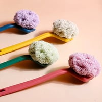 فرشاة طويلة للتنظيف اللطيف من البلاستيك لون عشوائي...