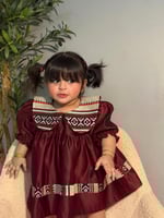 فستان السدو التراثي بتصميم أنيق