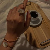 مجموعة الاسم من حجر الصدف الطبيعي