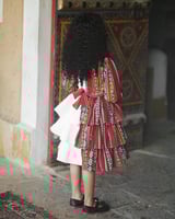 فستان سدو احمر شعار التأسيس