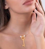 سلسال مفتاح بالاسم تصمم حسب الطلب