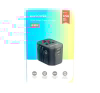 راف باور فيش سفر عالمي 20 واط بـ 3 منافذ شحن سريع