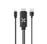 كيبل اكسون TYPE-C إلى HDMI (بمنفذ طاقة USB-A)