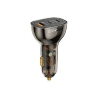 شاحن سيارة فعّال ومدمج بتصميم شفاف TransDrive-80W...