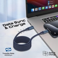 أقصى درجات الراحة والتنظيم مع كابل USB-C المغناطيس...
