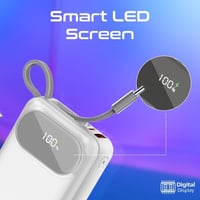 بطارية بروميت PowerPod-20 المتنقلة - 20000 - سلكين...