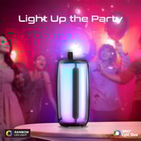 تجربة صوتية وإضاءة مدهشة مع مكبر الصوت ®True Wirel...