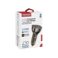 شاحن سيارة فعّال ومدمج بتصميم شفاف TransDrive-80W...