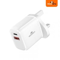 فيش جداري موج ماكس PD + QC3 بقوة 20 ابيض واط