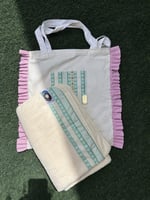 شنطة نزهة البحر + منشفة