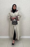 بشت نسائي جوخ مطرز بسدو معا قبعه