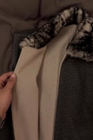 سديري رجالي سنقل فيس قلاب صوف لون فيراني بيج