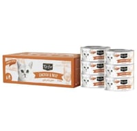 كت كات علب متعددة دجاج منزوع العظم مع لحم البقر 6*...