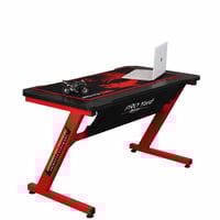 طاولة قيمنق ليد برو لون أحمر ماوس أحمر