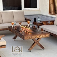 طاولة تدفئه منقل نار غاز بلا دخان أو روائح