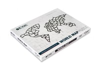 جدارية العالم لون اسود