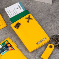 بوكس فوندو باللون الأصفر - بكج جلد