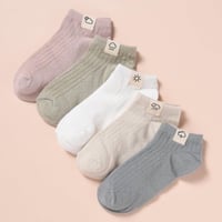 طقم جوارب 5 قطع أحوال الطقس الوان متعدده