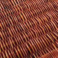 سلة رحلات راتان مع ادوات مائدة للبر والمنتزهات