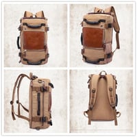 شنطة سفر كتف للرجال و النساء لون جملي بني