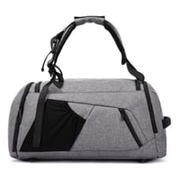 شنطة سفر كتف رمادي متعددة الجيوب مقاومه للماء