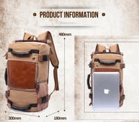 شنطة سفر كتف للرجال و النساء لون جملي بني