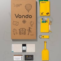 بوكس فوندو باللون الأصفر - بكج كرافت