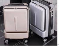 حقيبة سفر بعجلات مع فتحة امامية