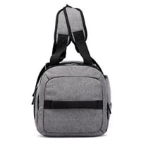 شنطة سفر كتف رمادي متعددة الجيوب مقاومه للماء