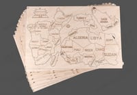 جدارية العالم خشبيه