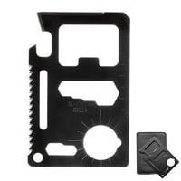 بطاقة حديد متعددة الوظائف باللون الاسود و الفضي