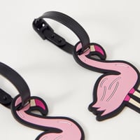 تاق حقيبة لسفر مصمم بشكل فلامينقو ومميز بألوان زاه...