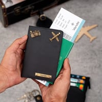 كفر جواز السفر جلد لحمل الجواز والبطاقات البنكية