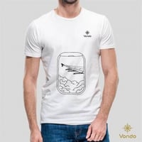 تيشرت نافذة طائره