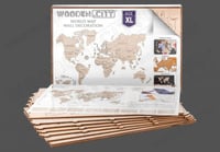 جدارية العالم خشبيه