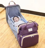 حقيبة ملحق بسرير للأطفال سهلة التنقل قابل للطي