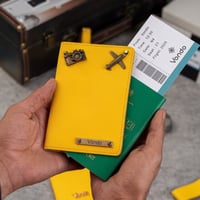 كفر جواز السفر جلد لحمل الجواز والبطاقات البنكية