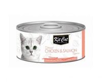 كت كات معلبات السلمون والدجاج 80 غ