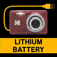 كاميرا كوداك FZ55 بدقة 16MP، زووم بصري 5X، شاشة 2....