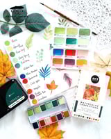 بريما الوان مائية 12 لون مجموعة التضاريس