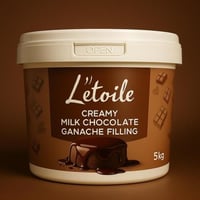 حشوة شوكولاتة جاناش بالحليب ليتوال 5 كيلو