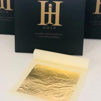 ورق ذهبي 8 سم* 8سم 5 ورقات