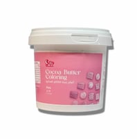 ألوان زبدة الكاكاو الغذائية وردي 200 جرام