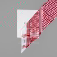 شماغ BALMAIN كلاسيك أحمر دم الغزال الجديدBLT