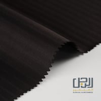 قماش جيفنشي شتوي بني غامق مقلم