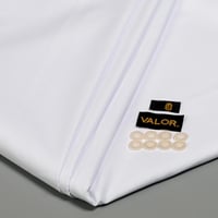 طقم قماش من فالور صيفي أبيض