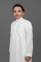 ثوب ولادي - سحاب مخفي من الرجل المتميز