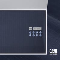 قماش جيفنشي شتوي كحلي مقلم